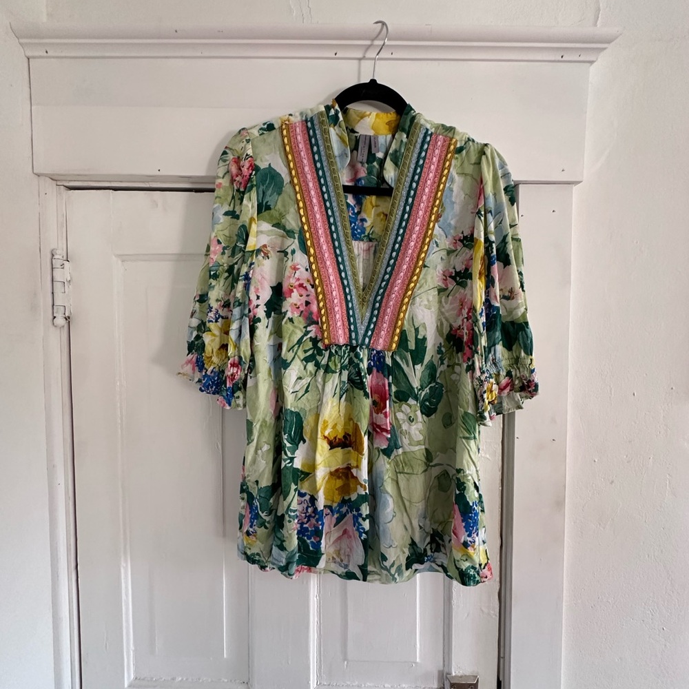 Anthropologie floral top